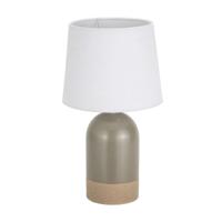 Bureaulamp Versa Duo Linnen Keramisch 40 W 18 x 32,5 cm