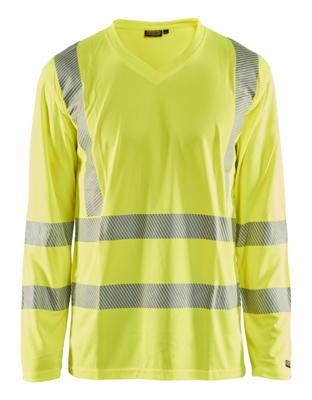 Blåkläder UV-T-Shirt lange mouw High-Vis 33851013 | High-Vis Geel | Maat XL - 7330509523964