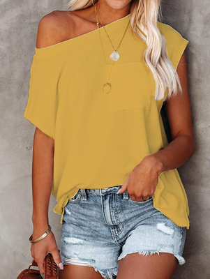 Casual Verschuiving t-shirt Casual Verschuiving t-shirt