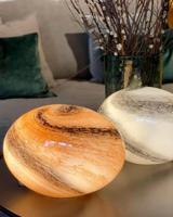 Tafellamp glas By Rydens &apos;Mira&apos; E14 fitting modern led lamp met schakelaar