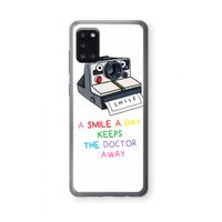 Smile: Samsung Galaxy A31 Transparant Hoesje
