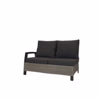 Orlon 2 zits element leuning rechts cloudy grey