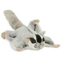 Pluche speelgoed vliegende eekhoorn dierenknuffel 28 cm
