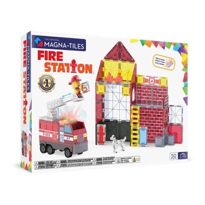 Magna-Tiles - Fire Station - 50-delig