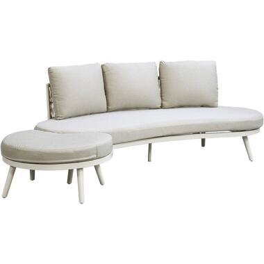 Loungebank Istres - zand - 88x205x68 cm - Leen Bakker