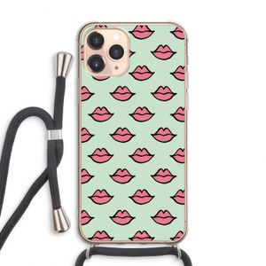 Lipjes: iPhone 11 Pro Max Transparant Hoesje met koord