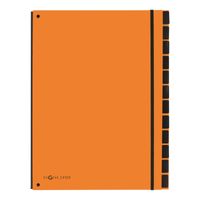 Pagna 24129-09 sorteermap Oranje Karton, Polypropyleen (PP) A4 - thumbnail