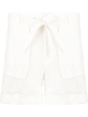 Polo Ralph Lauren short ceinturé à poches cargo - Blanc
