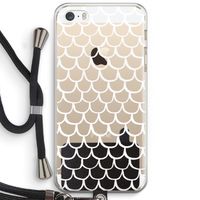 Dakpannetjes: iPhone 5 / 5S / SE Transparant Hoesje met koord
