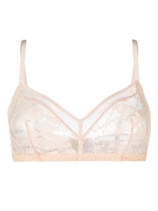 ERES Royal lace triangle bra - Tons neutres