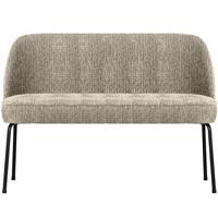 BePureHome Eetbank Vogue - Structure Velvet - Wheatfield - 83x120x59