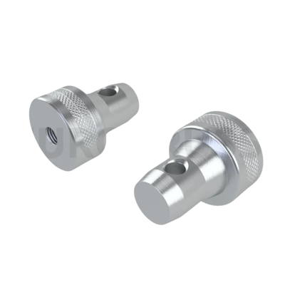 Eurotruss CS1-SCON25 halve truss spigot met M12 binnendraad