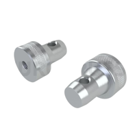 Eurotruss CS1-SCON25 halve truss spigot met M12 binnendraad