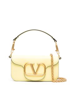 Valentino Garavani petit sac porté épaule Locò en cuir - Jaune