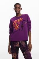 Sweatshirt met Arty-print - RED - XXL