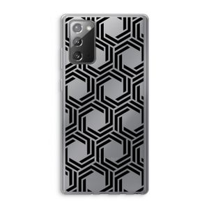 Geometrisch patroon: Samsung Galaxy Note 20 / Note 20 5G Transparant Hoesje