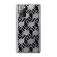 Geometrisch patroon: Samsung Galaxy Note 20 / Note 20 5G Transparant Hoesje