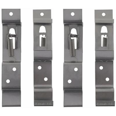 Benson Kentekenplaat klemmen - 4x stuks - RVS - nummerplaat bevestigen - aanhanger
