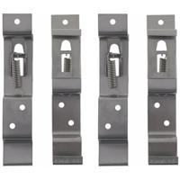 Benson Kentekenplaat klemmen - 4x stuks - RVS - nummerplaat bevestigen - aanhanger