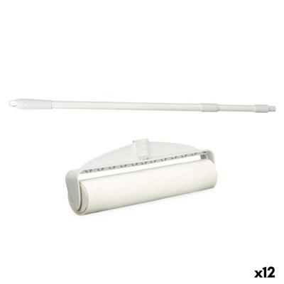 Kledingroller Wit 20 x 120 x 70 cm 20 x 117 x 6 cm Telescopisch (12 Stuks)