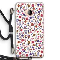 Planets Space: HTC U Play Transparant Hoesje met koord