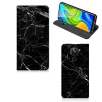 Xiaomi Redmi Note 9 | Standcase | Marmer Zwart - Origineel Cadeau Vader