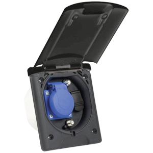 AS Schwabe 62474 Stopcontact (inbouw) IP44 Zwart