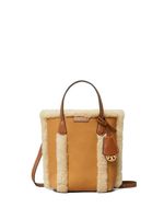 Tory Burch sac cabas Perry en peau lainée - Marron - thumbnail