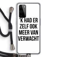 Meer verwacht: OnePlus 9 Pro Transparant Hoesje met koord