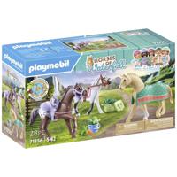 Playmobil Horses of Waterfall 3 paarden: MORGAN, Quarter Horse & Shagya Araber 71356 - thumbnail