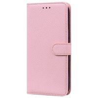 Xiaomi Redmi Note 10 5G hoesje - Bookcase - Koord - Pasjeshouder - Portemonnee - Camerabescherming - Kunstleer - Roze - thumbnail