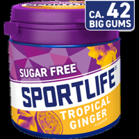 Sportlife Big Gums Tropical Ginger Flavour 99 g bij Jumbo