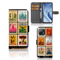 Xiaomi 11 Lite 5G NE | Mi 11 Lite | Flip Cover | Postzegels Xiaomi 11 Lite 5G NE | Mi 11 Lite | Flip Cover | Postzegels