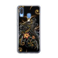 Huilende Wolf: Samsung Galaxy A40 Transparant Hoesje