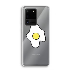 Spiegelei: Samsung Galaxy S20 Ultra Transparant Hoesje