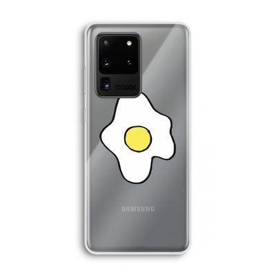 Spiegelei: Samsung Galaxy S20 Ultra Transparant Hoesje
