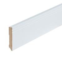 Gelakte plint 90x15 - Milaan wit RAL 9010