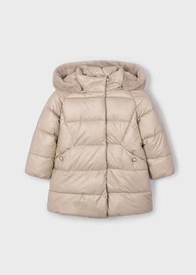 Mayoral winter jas meisjes - zand - lang