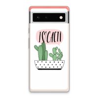 I love cacti: Google Pixel 6 Transparant Hoesje