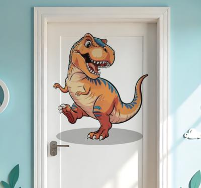 Deursticker dinosaurussen voor kinderkamer