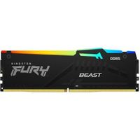 Kingston Technology FURY Beast RGB geheugenmodule 16 GB 1 x 16 GB DDR5 5600 MHz - thumbnail