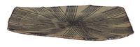 Bruin/Zwart Rechthoekig Bord - Large Plates - 32.4 x 16cm