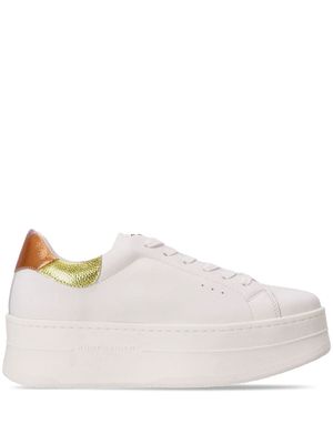 KG Kurt Geiger baskets Laney Eagle en cuir - Blanc