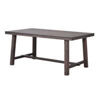 Rowico Home Brooklyn verlengbare houten eettafel donker eiken - 170 x