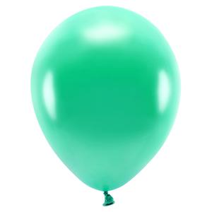 Party ballonnen eco/biologisch afbreekbaar - 100x - groen - Milieuvriendelijke Feestversiering