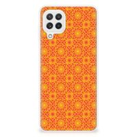 Samsung Galaxy A22 4G | M22 TPU bumper Batik Oranje - thumbnail