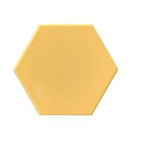 Terre D'Azur Hexagonale vloertegel geel 15x17cm hexagon F01