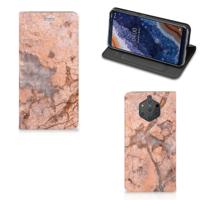 Nokia 9 PureView | Standcase | Marmer Oranje