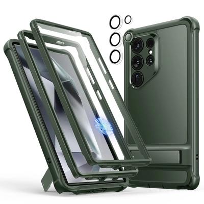 Galaxy S24 Ultra Armor Kickstand Case - Frosted Green