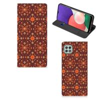 Samsung Galaxy A22 5G | Hoesje met Magneet | Batik Brown